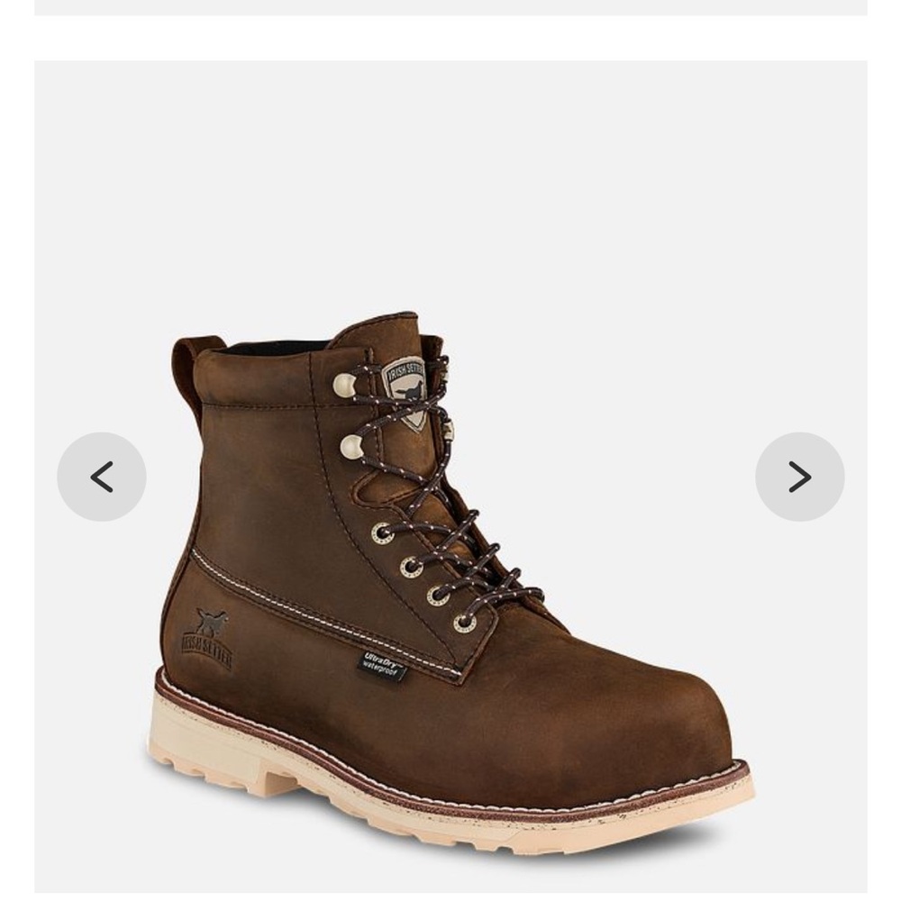 Irish Setter Brown Leather Waterproof Boots